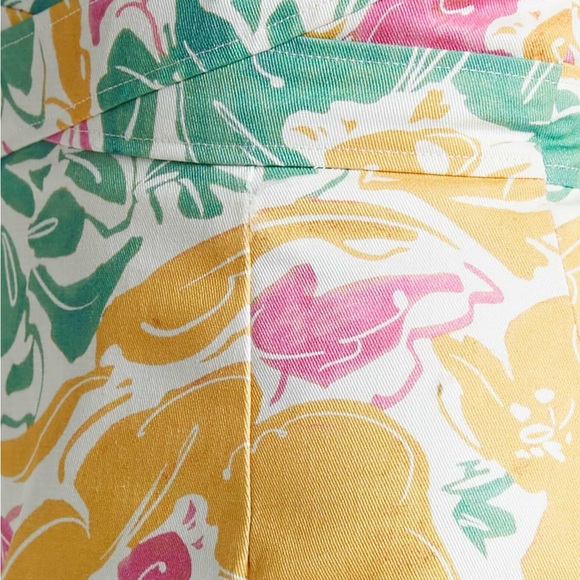 Showpo Argel Dress Electric Floral Pastel Denim Jeans Bodycon Sheath Biker 10 - Picture 5 of 12